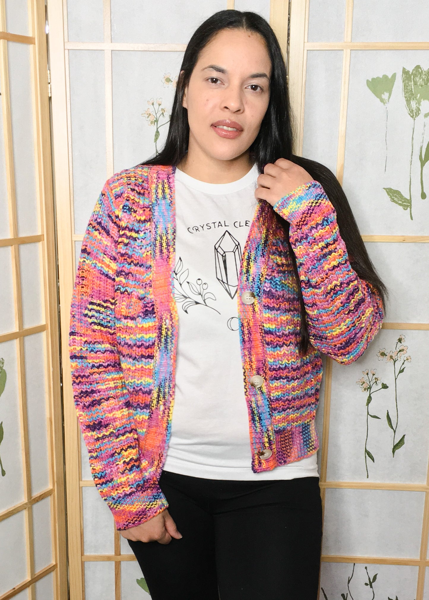 Lantana Rainbow Cardigan
