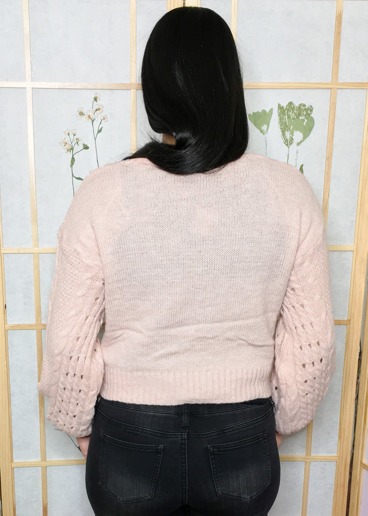 Oleander: Sweater in Blush