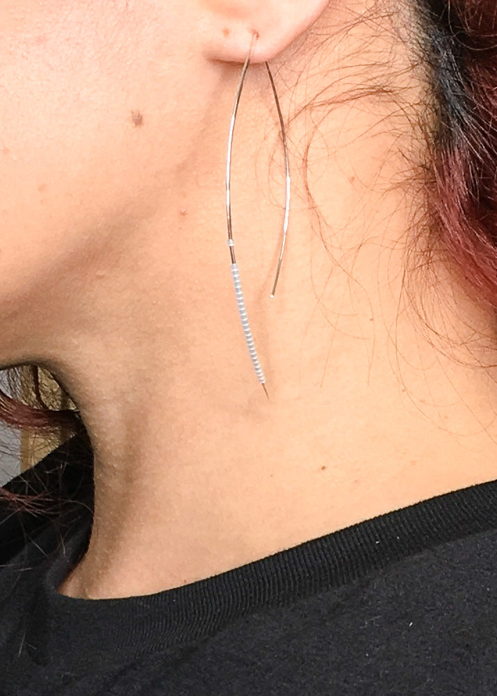 Marquis Hoop Earrings