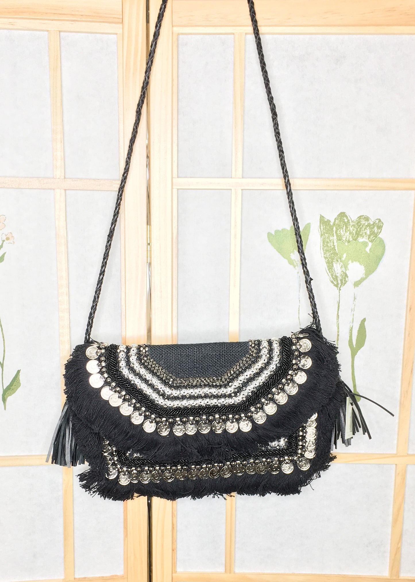 Black Coin Clutch