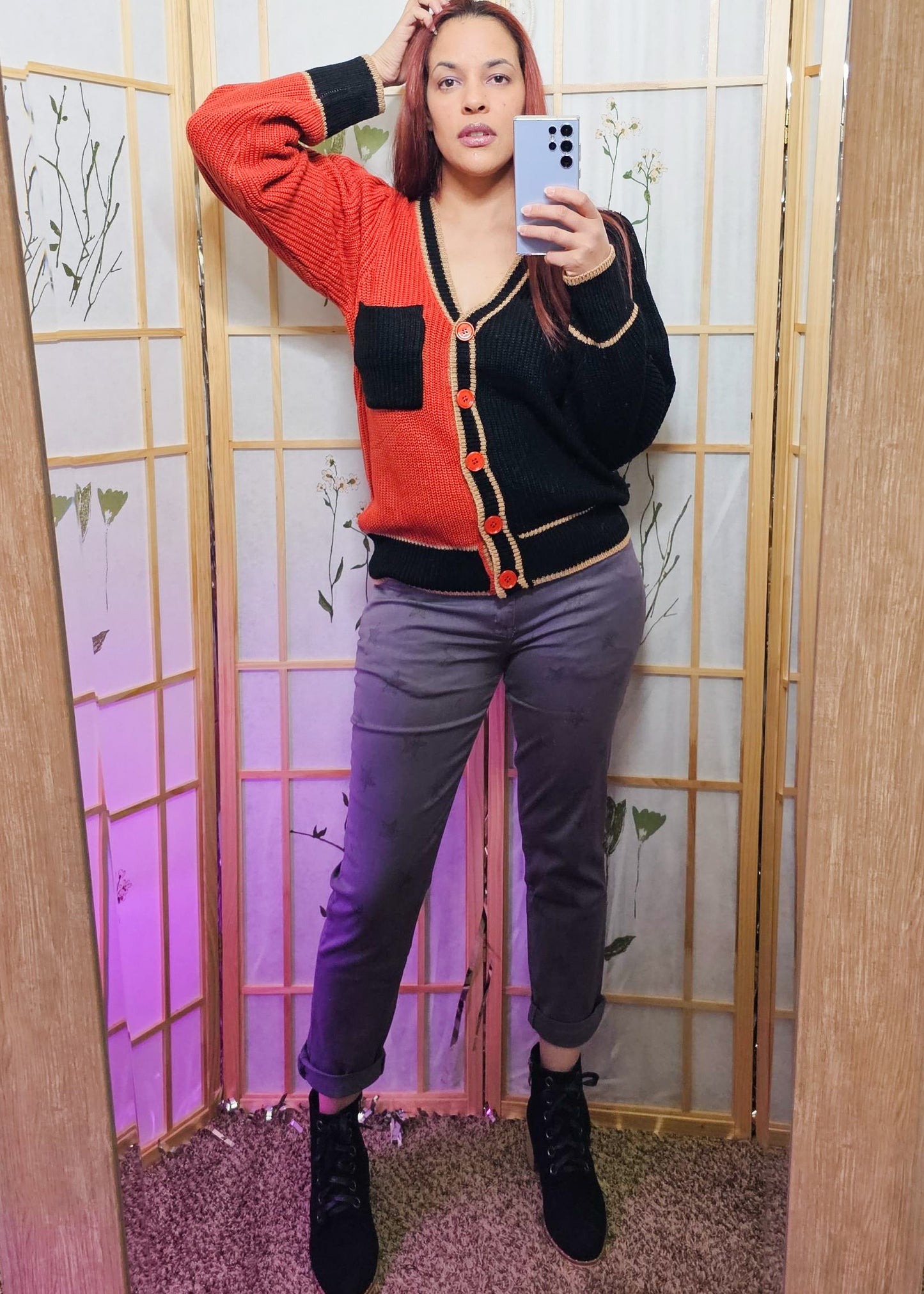 Celosia Colorblock Cardigan