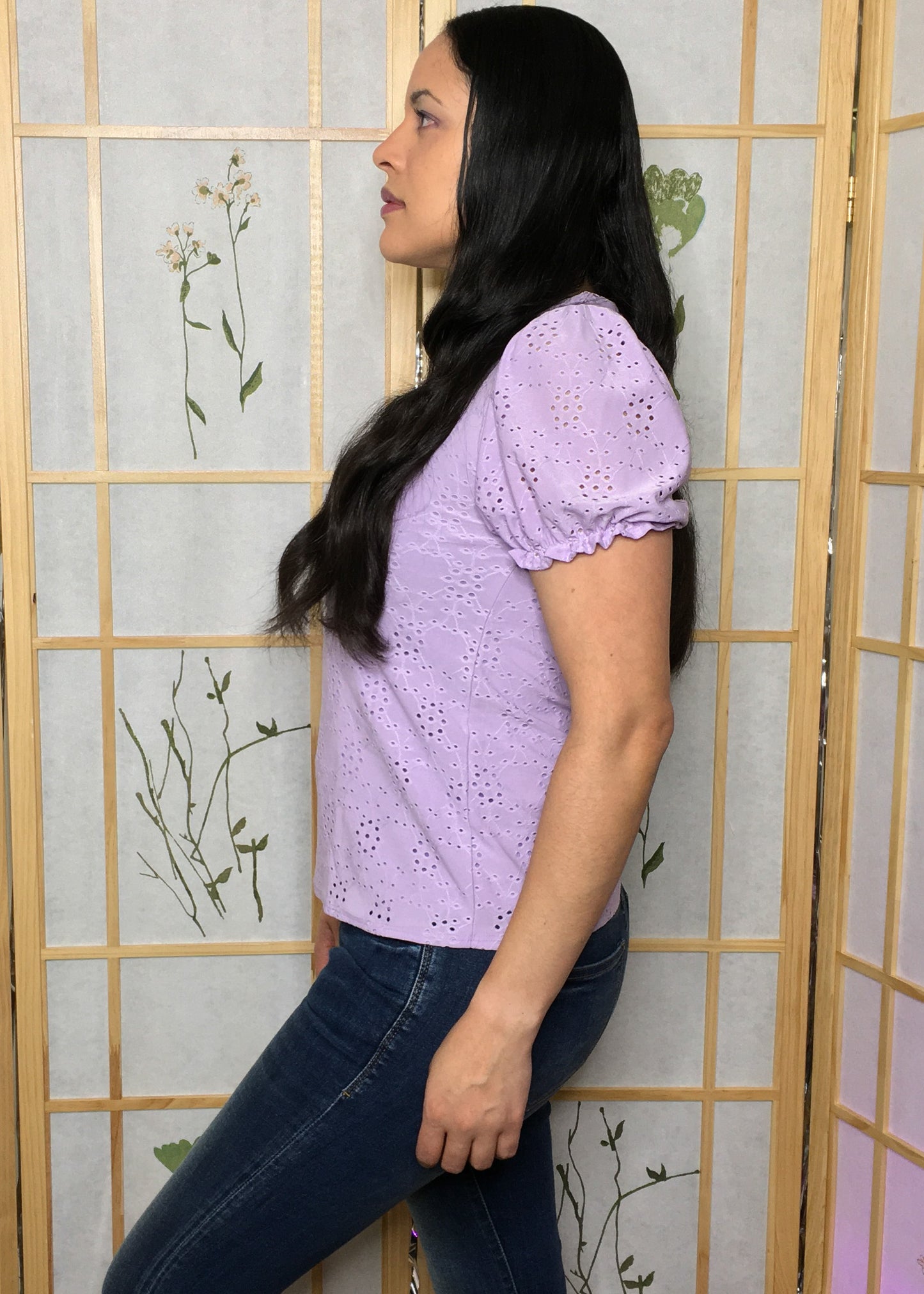 Coneflower Purple Blouse