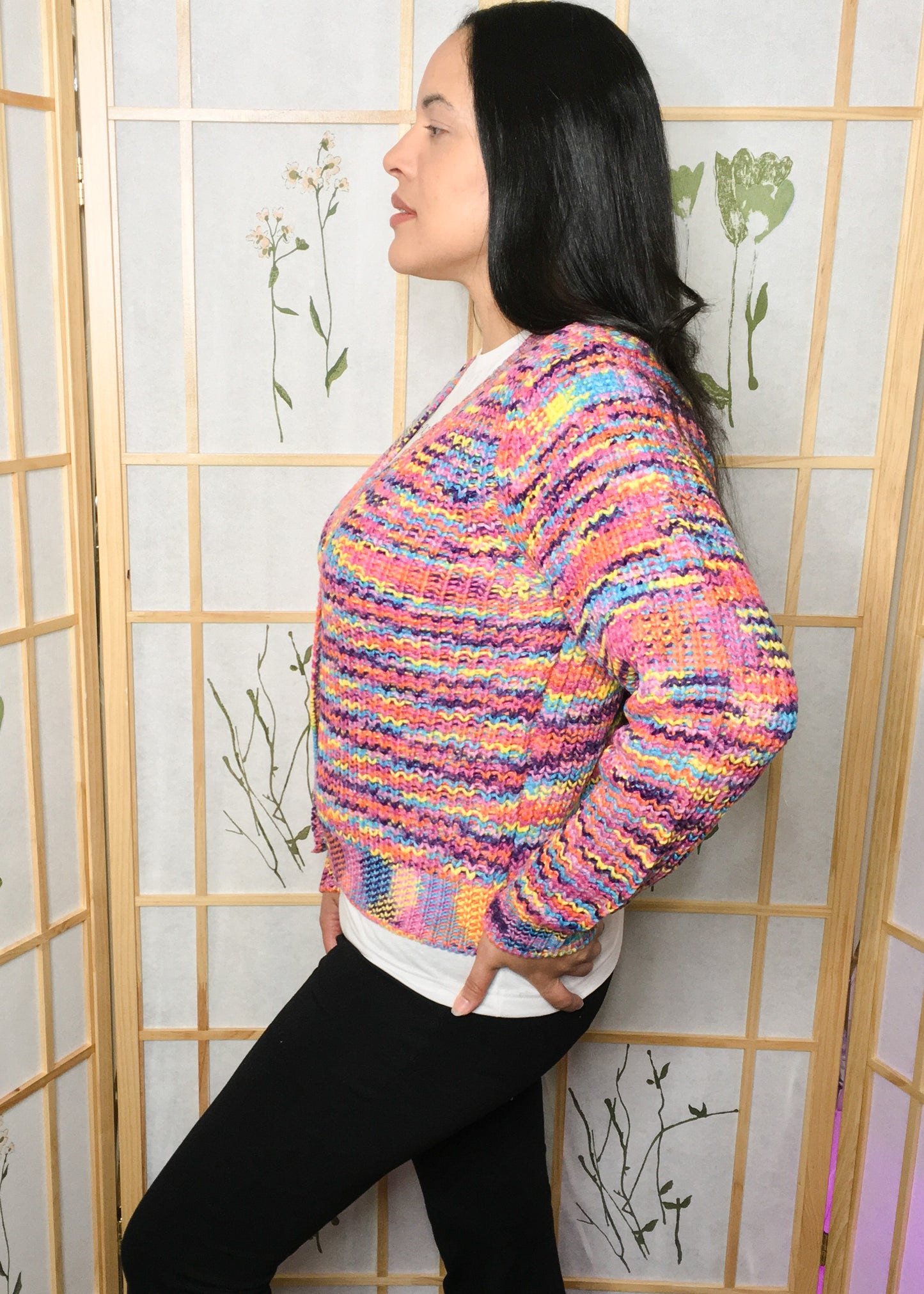Lantana Rainbow Cardigan