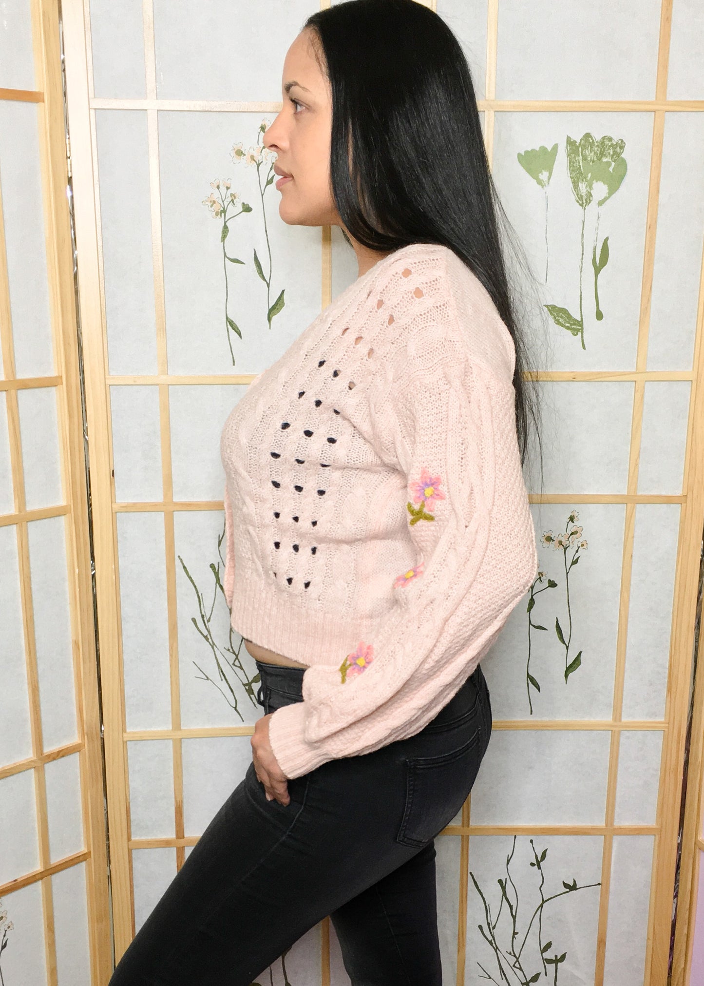 Oleander: Sweater in Blush