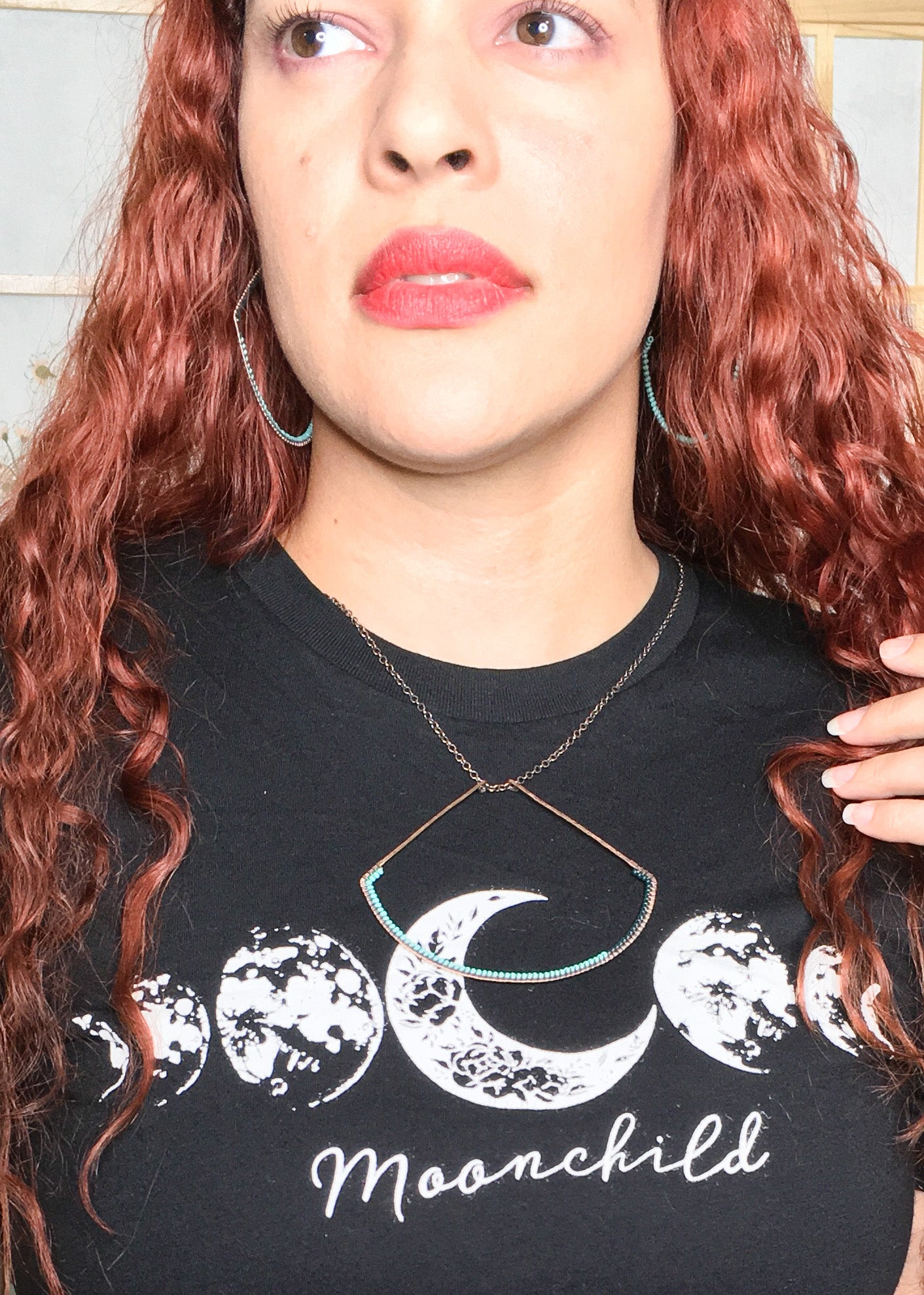 Pendulum Beaded Necklace