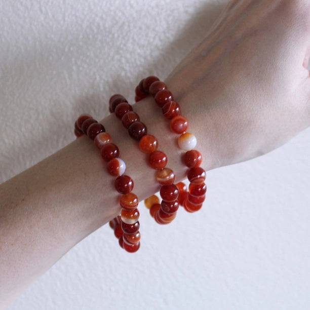 Carnelian Bracelet 8mm