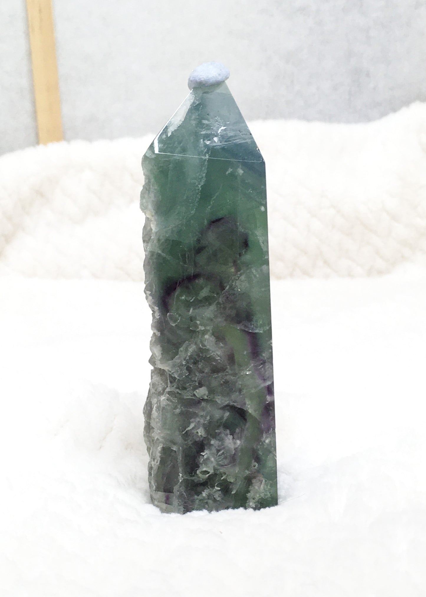 Fluorite Tower w/ Rough side