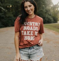 Country Roads Tee- Small only