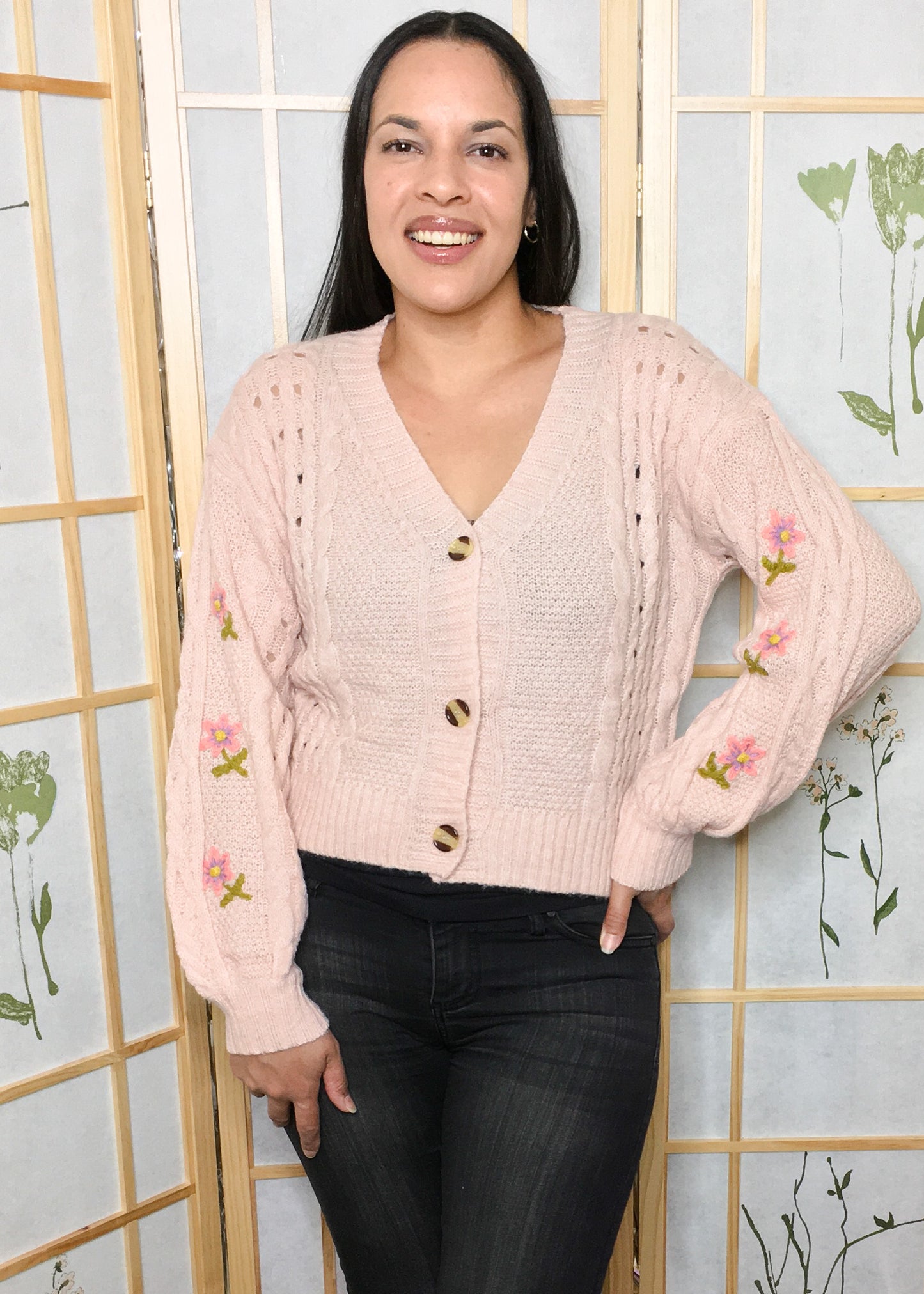 Oleander: Sweater in Blush