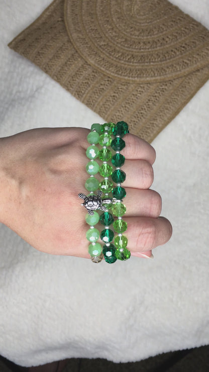 Turtle Green Bracelet