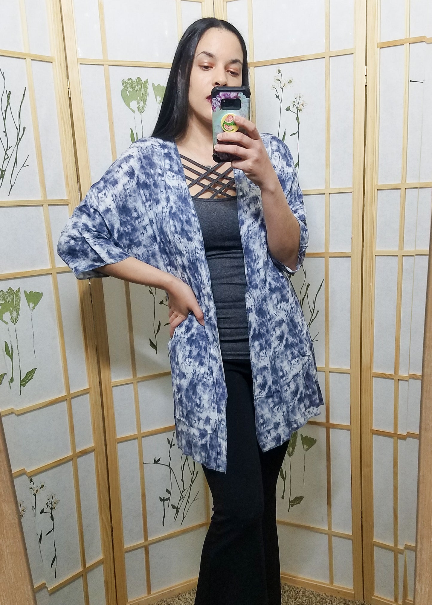 Iris- Blue Kimono