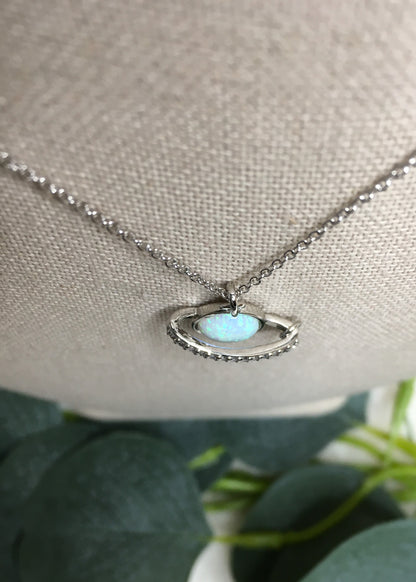Saturn Necklace-Silver
